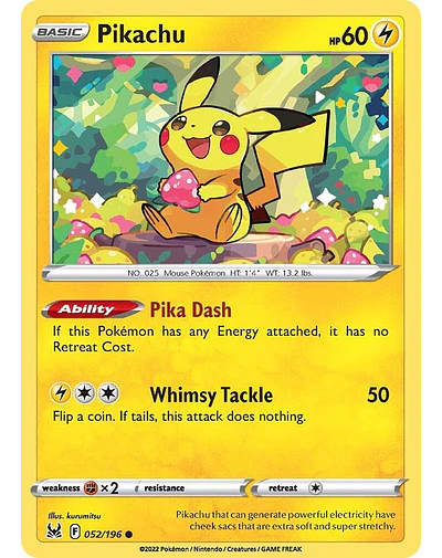 Pikachu - SWSH11: Lost Origin
