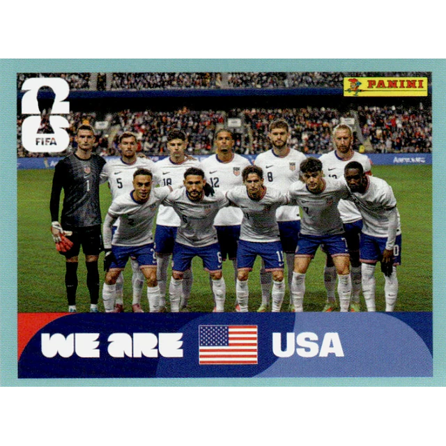 Laminas Estados Unidos 1-20