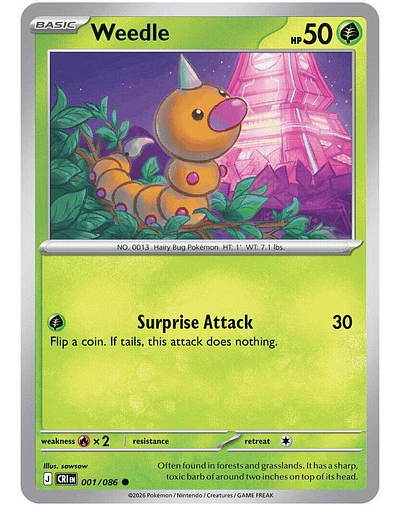 Weedle 001/086