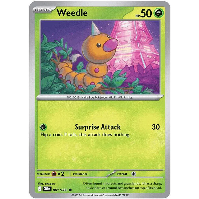 Weedle 001/086