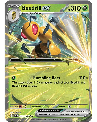 Beedrill ex - 003/086 