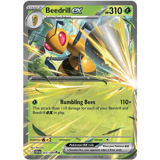 Beedrill ex - 003/086 