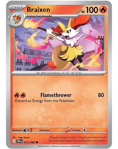 Braixen 012/086