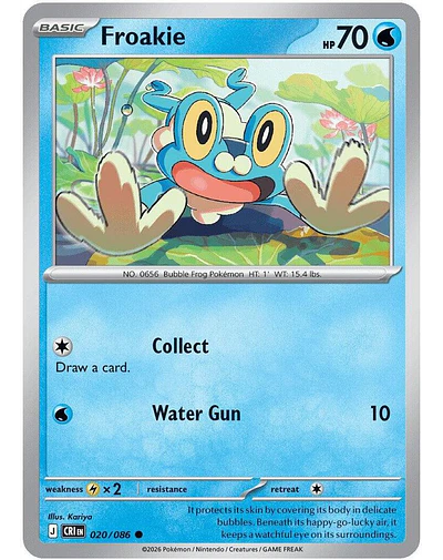 Froakie - 020/086