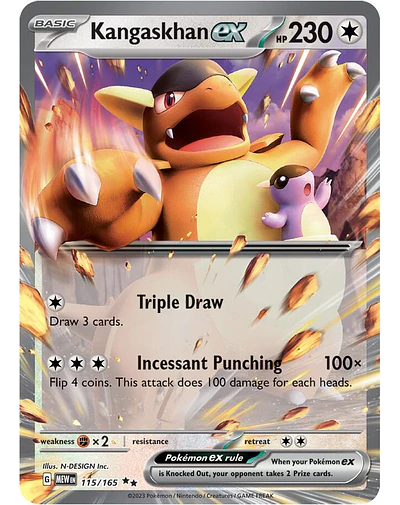 Kangaskhan ex - 115/165 