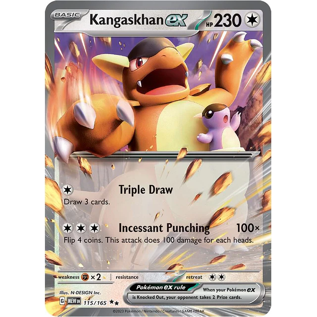 Kangaskhan ex - 115/165 