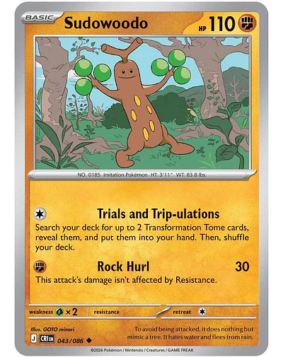 Sudowoodo  043/086