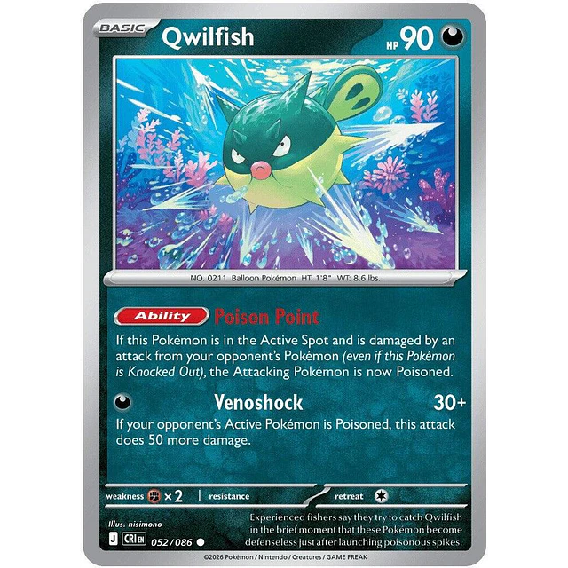 Qwilfish 052/086