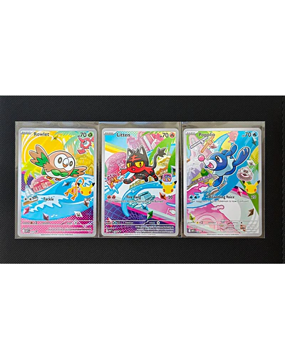 Trio Pokemon Alola - First Partners Collection 