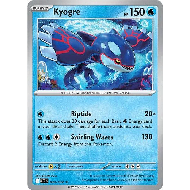 Kyogre 034/132