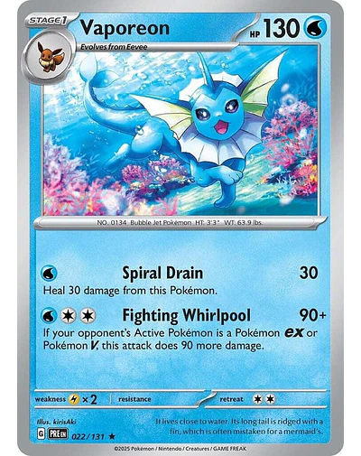 Vaporeon 022/131