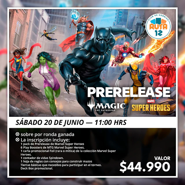 Prelanzamiento MTG – Marvel Super Heroes (ESP)