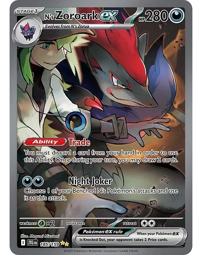 N's Zoroark ex - 185/159