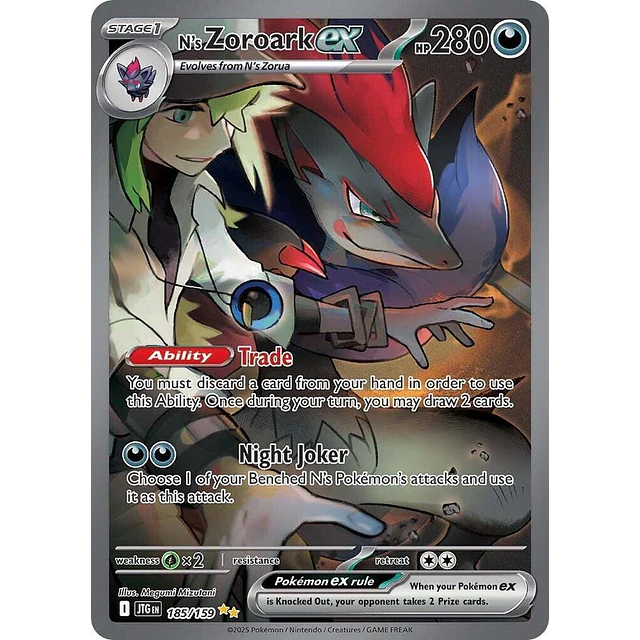 N's Zoroark ex - 185/159