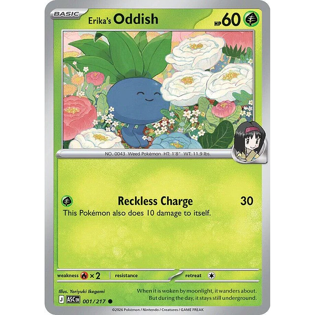 Erika's Oddish 001/217