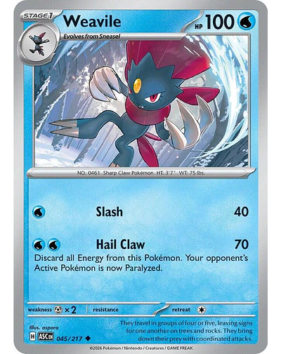 Weavile - 045/217
