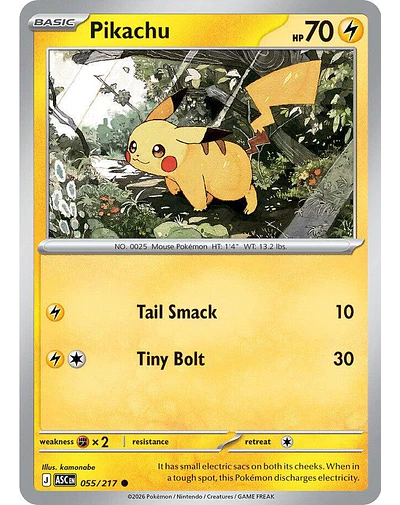 Pikachu 055/217