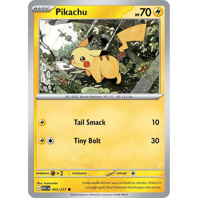 Pikachu 055/217
