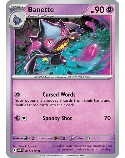 Banette - 091/217