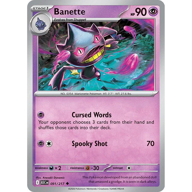 Banette - 091/217