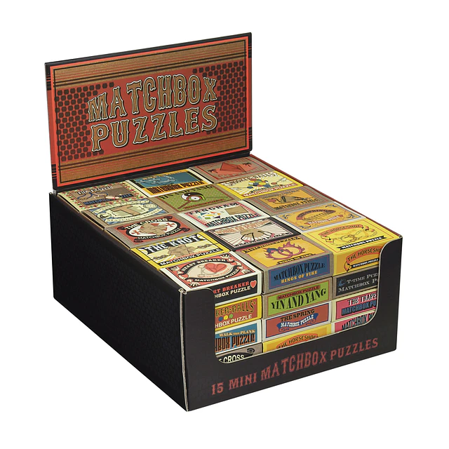 Matchbox Display – Puzzles de Madera y Metal (UNIDAD)
