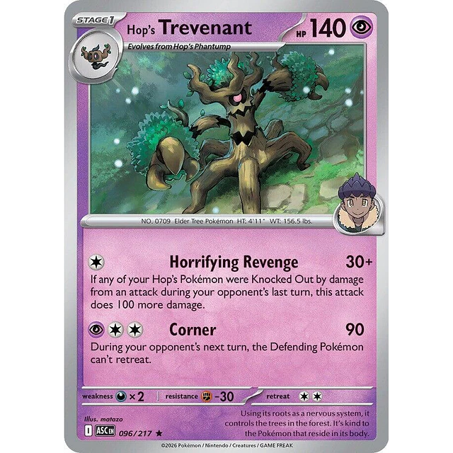 Hop's Trevenant - 096/217  1