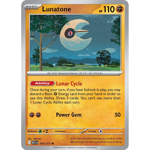 Lunatone 105/217
