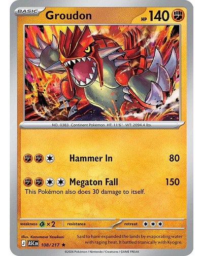 Groudon 108/217