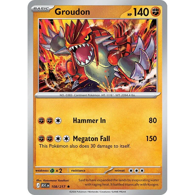 Groudon 108/217