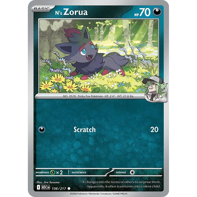 N's Zorua 136/217