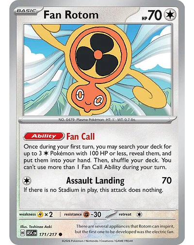 Fan Rotom - 171/217 