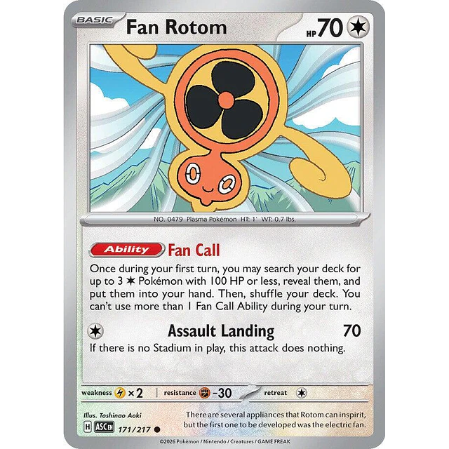Fan Rotom - 171/217 