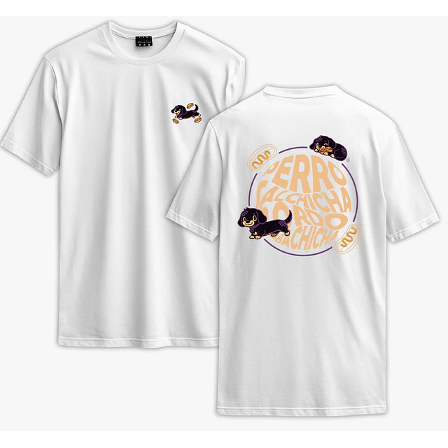Polera Salchicha- Secret Art: Especial Perros 1