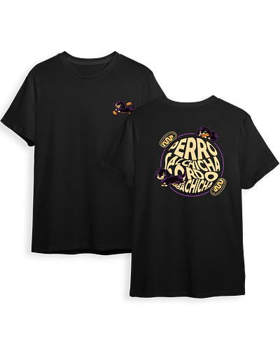 Polera Salchicha- Secret Art: Especial Perros - NEGRO