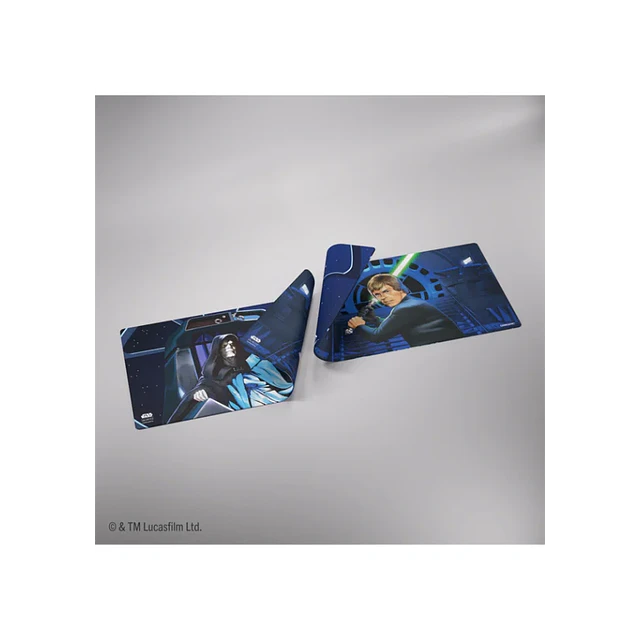GG: SWU Double-Sided Game Mat – Jedi Luke Skywalker and Emperor Palpatine Avisarme cuando el producto esté d 3