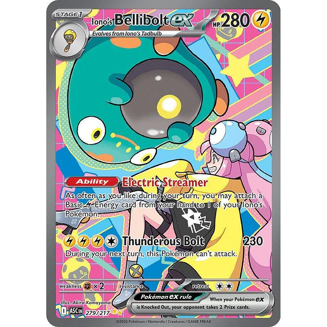 Iono's Bellibolt ex - 279/217