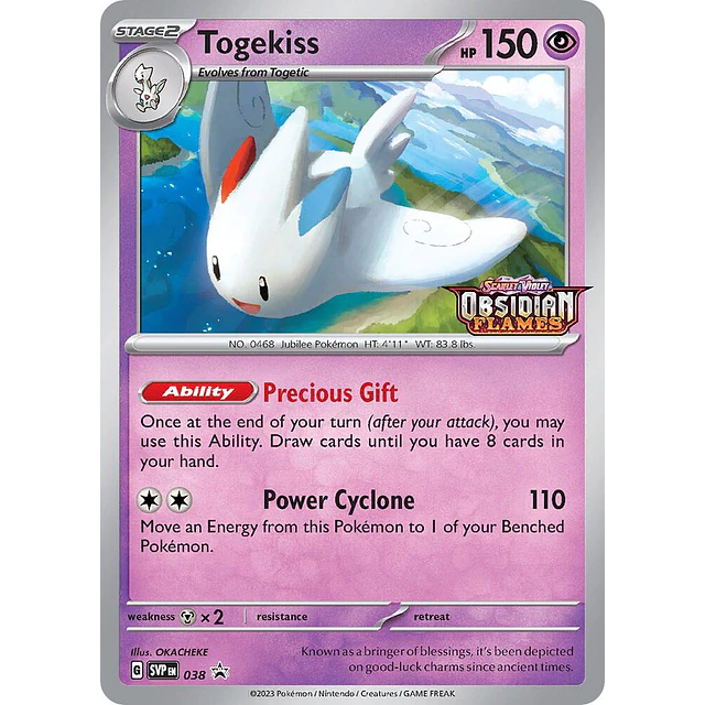 Togekiss - 038 (Prerelease)