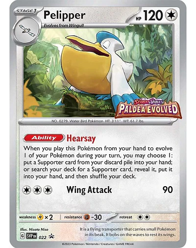 Pelipper - 022 (Prerelease)