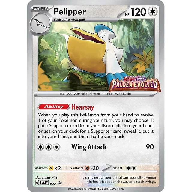 Pelipper - 022 (Prerelease)