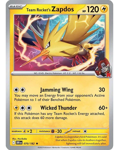 Team Rocket's Zapdos 