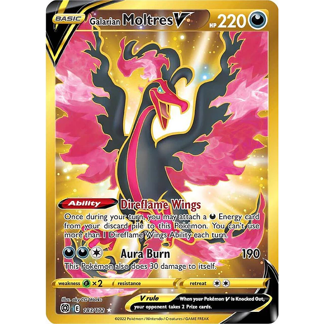 Galarian Moltres V (Secret) 