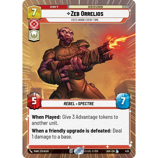 Zeb Orrelios - Fists Work Every Time 