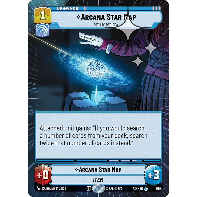 Arcana Star Map - Path to Peridea 1