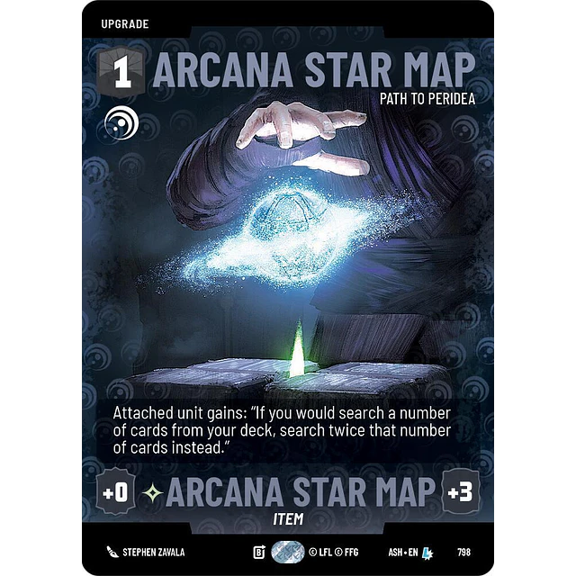 Arcana Star Map - Path to Peridea 3