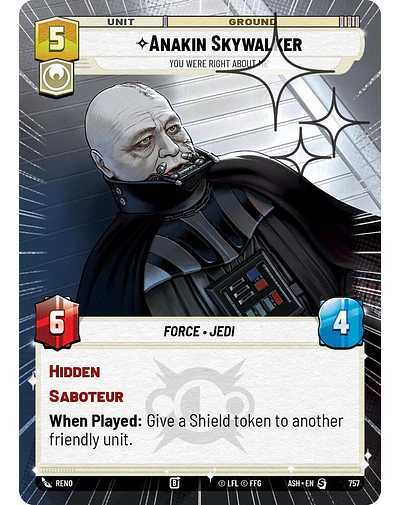 Anakin Skywalker - You Were Right About Me