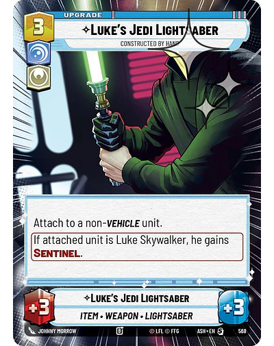Luke's Jedi Lightsaber - Constructed by Hand 