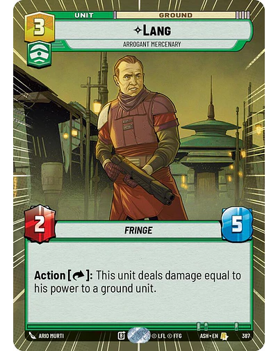 Lang - Arrogant Mercenary 