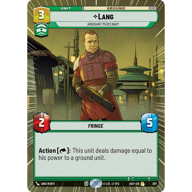 Lang - Arrogant Mercenary 