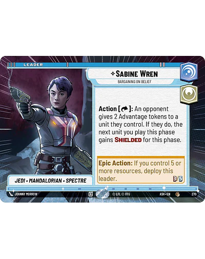 Sabine Wren - Bargaining on Belief (Hyperspace)(Leader)