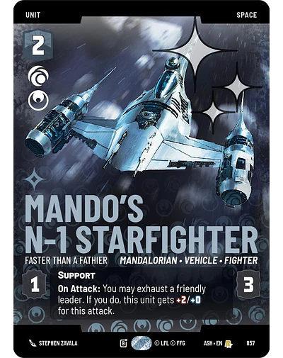 Mando's N-1 Starfighter - Faster than a Fathier